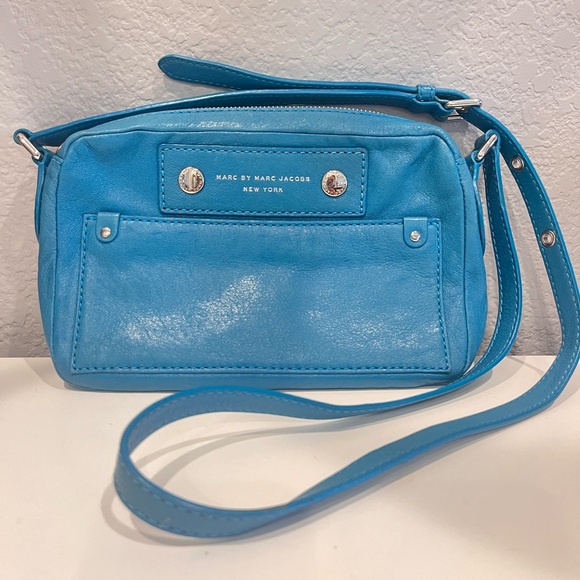 Marc By Marc Jacobs Handbags - Marc by Marc Jacob’s - Leather Turquoise Crossbody